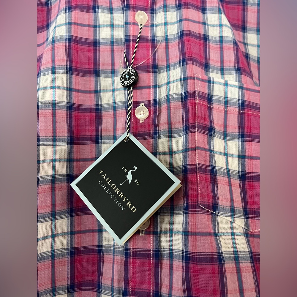 TAILORBYRD Boys 16 Cotton Buttondown Long Sleeve Shirt Col.Charmed B119W1149 NWT - Picture 16 of 16
